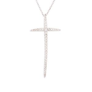 Diamond Cross necklace half off